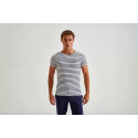 T-shirt marinière « coastal » homme à manches courtes personnalisé