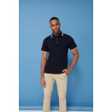 Polo à col et bords avec double liseré personnalisé