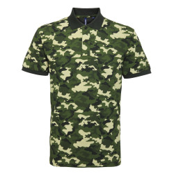 Polo piqué camouflage personnalisé