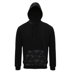 Sweatshirt à capuche homme à imprimé camouflage personnalisé