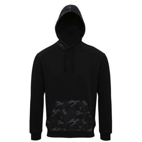 Sweatshirt à capuche homme à imprimé camouflage personnalisé