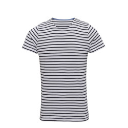 T-shirt marinière « coastal » homme à manches courtes personnalisé