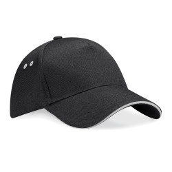 Casquette 5 panneaux à visière sandwich Ultimate personnalisé