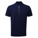Polo homme à fermeture éclair personnalisé