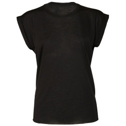 T-shirt femme ample aux manches retroussées personnalisé