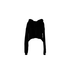 Sweat-shirt capuche court pour femmes personnalisé