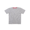Heather Grey Melange/Red