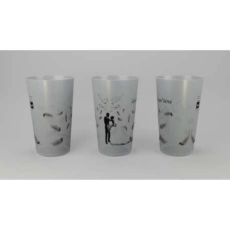 Gobelet 30 cl pour mariage - Mariage colombe
