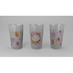 Gobelet 30 cl pour mariage – fleurs
