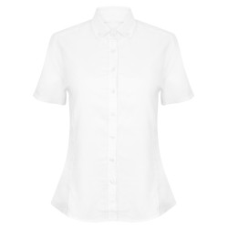 Chemise Oxford moderne à manches courtes femme personnalisé