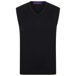 Pull col V sans manche personnalisé