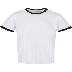 T-shirt à bords contrastés personnalisé