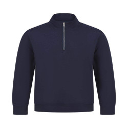 Sweatshirt unisexe durable quart de zip personnalisé