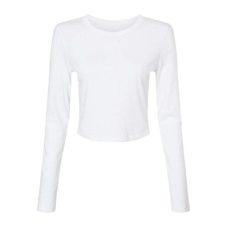 T-shirt femme à manches longues en micro-côte style bébé
 personnalisé