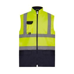 Bodywarmer Rembourré Haute Visibilité (HV005) personnalisé