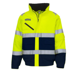 Blouson aviateur fontaine haute visibilité (HVP209) personnalisé