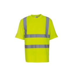 T-shirt à manches courtes haute visibilité (HVJ410) personnalisé