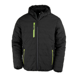 Veste matelassée d’hiver recyclé Compass personnalisé