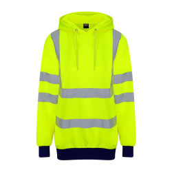Sweat-shirt à capuche à visibilité renforcée personnalisé