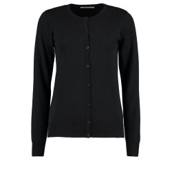 Cardigan col rond à manches longues Arundel Femme personnalisé