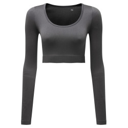 Haut court femme TriDri® '3D Fit’ côtelé et sans coutures personnalisé