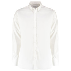 Chemise Oxford extensible à manches longues slim fit personnalisé