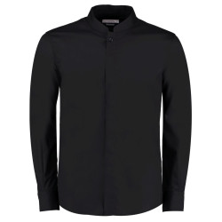 Chemise cintrée à col Mao à manches longues personnalisé