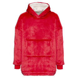 Le sweat à capuche Ribbon pour enfants de style sherpa, confortable, réversible et oversize personnalisé