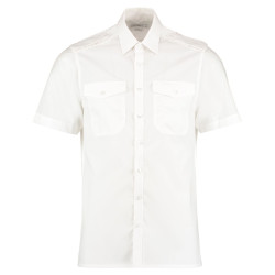 Chemise de pilote à manches courtes personnalisé