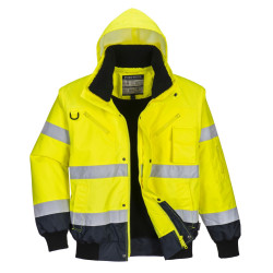 Bomber contrast Haute-visibilité (C465) personnalisé