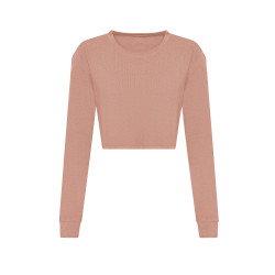 T-shirt femme court à manches longues personnalisé