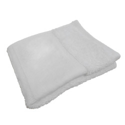Serviette d’invité biologique avec bord imprimable personnalisé