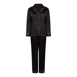 Pyjama long en satin pour femmes personnalisé