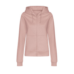Sweat zippé universitaire femme personnalisé