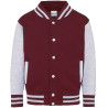 Burgundy/Heather Grey