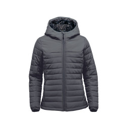 Veste à capuche matelassée Nautilus femme personnalisé