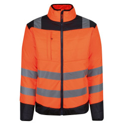 Pro hi-vis thermal jacket personnalisé