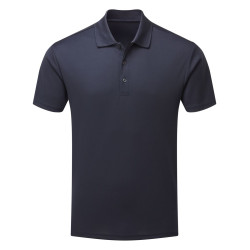 Polo homme en fil teinté recyclé personnalisé