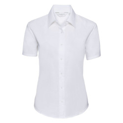 Chemise Oxford manches courtes facile d'entretien pour femme personnalisé