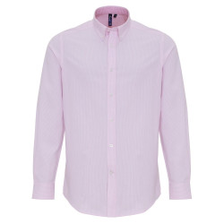 Chemise à rayures Oxford en coton majoritaire pour homme personnalisé