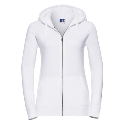 Sweat-shirt à capuche zippé authentic pour femme personnalisé