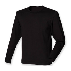 Tee-shirt stretch homme manches longues personnalisé