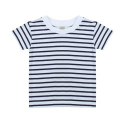 T-shirt à manches courtes rayé personnalisé