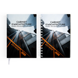 AGENDA CARRÉ 1 JOUR CRÉATION 2025 personnalisé