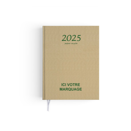 AGENDA EMBOITE VOYAGE KRAFT 2025 personnalisé
