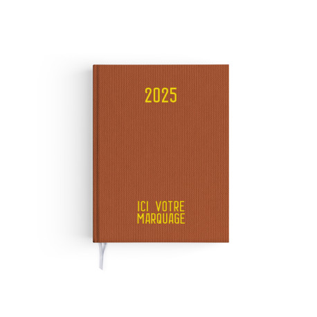 AGENDA EMBOITE VOYAGE TOILE 2025 personnalisé