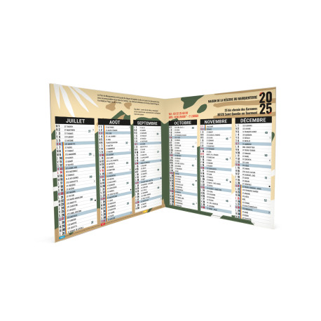 BANCAIRE STANDARD ORIGAMI CARRÉ CRÉATION 2025 personnalisé