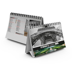 CHEVALET STANDARD 13 FEUILLETS PATRIMOINE DE FRANCE 2025 personnalisé