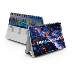 CHEVALET STANDARD 13 FEUILLETS MÉGALOPOLIS 2025 personnalisé