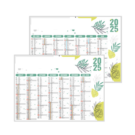 BANCAIRE STANDARD NATUREL 2025 personnalisé